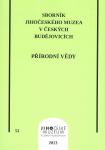 Sborník Jihočeského muzea v Českých Budějovicích. Přírodní vědy , 53/2013