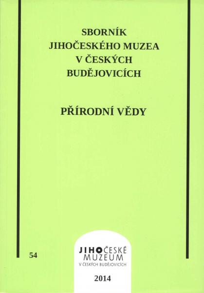 Sborník Jihočeského muzea v Českých Budějovicích. Přírodní vědy, 54/2014