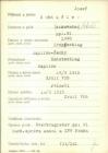 Schaufler Josef-Karta z kartotéky padlých v 1. světové válce