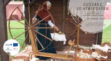 Odívání ve středověku a výpal keramiky v replice středověké hrnčířské pece