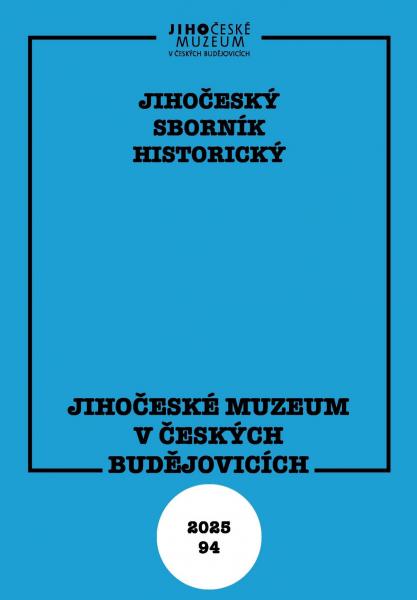 Jihočeský sborník historický roč. 94/2025