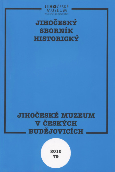 Jihočeský sborník historický roč. 79/2010