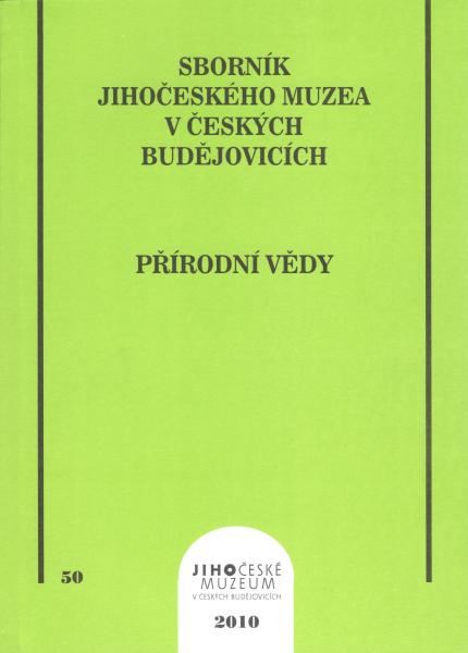 Sborník Jihočeského muzea v Českých Budějovicích, Přírodní vědy, 50/2010